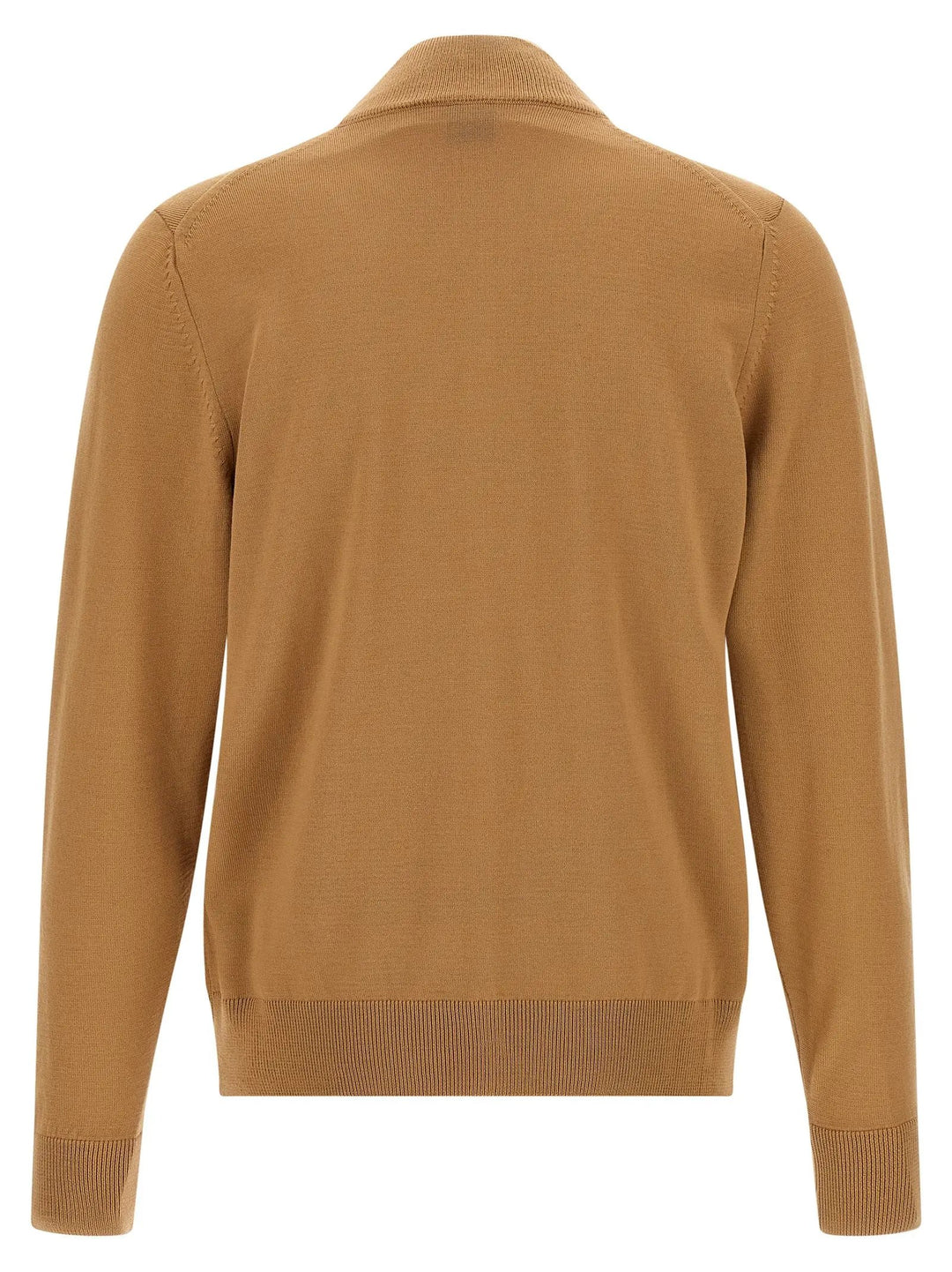 Hugo Boss Sample Sale | Hugo Boss Brown Virgin Wool Cardigan - | Designer outlet