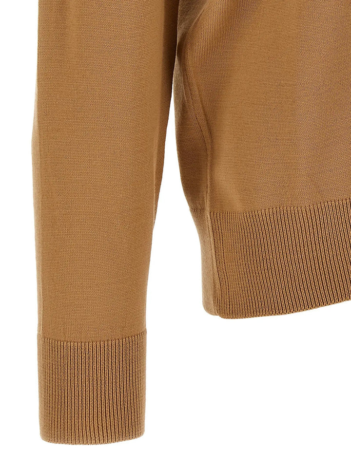 Hugo Boss Sample Sale | Hugo Boss Brown Virgin Wool Cardigan - | Designer outlet