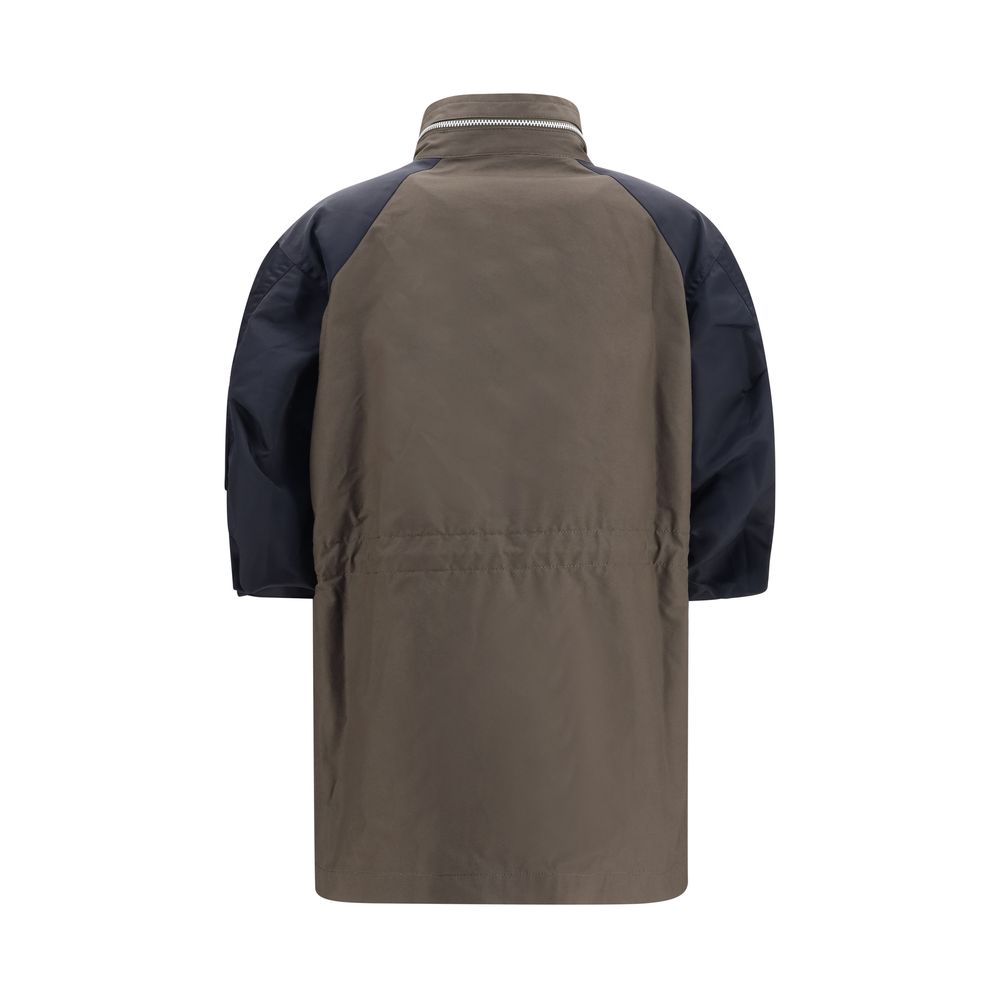 Sacai Sample Sale | Sacai Bicolor Cotton Shell Jacket - | Designer outlet