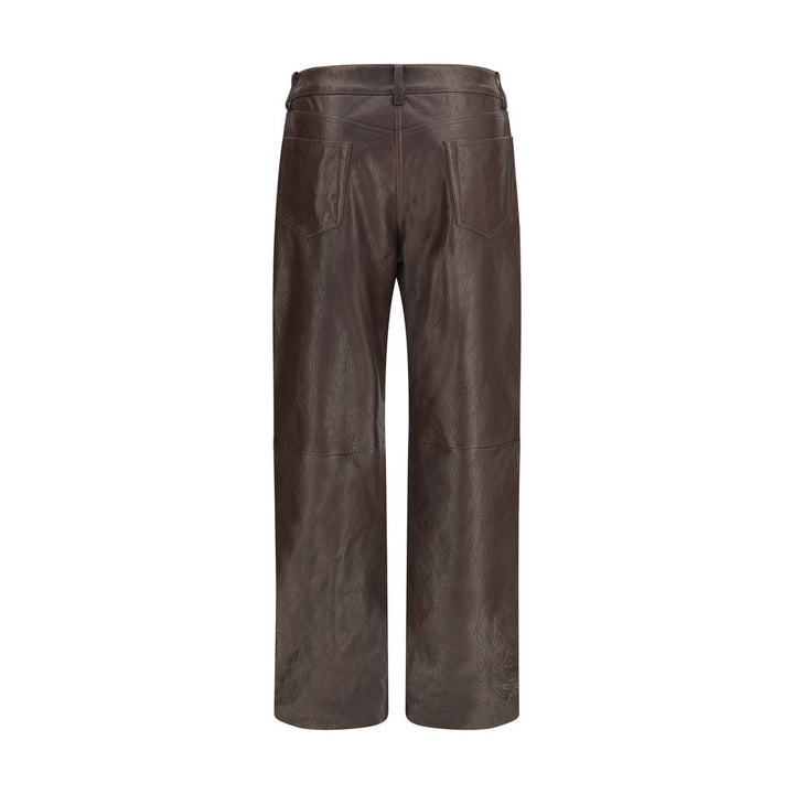 Magda Butrym Brown Leather Pants