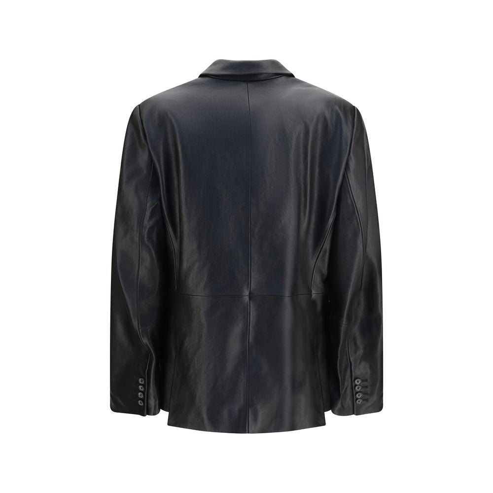 Magda Butrym Sample Sale | Magda Butrym Black Lambskin Blazer - | Designer outlet