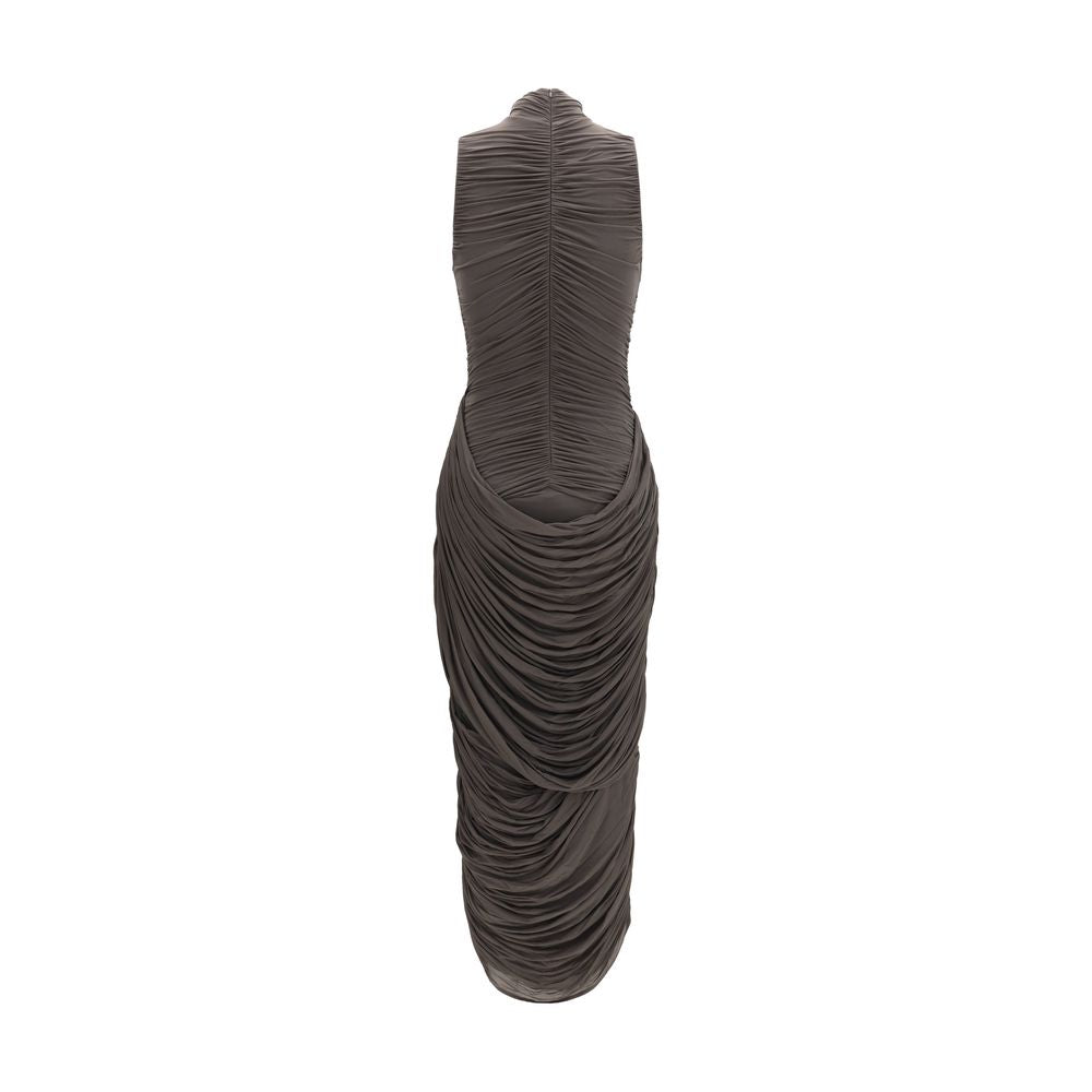 Magda Butrym Sample Sale | Magda Butrym Gray Copper Cocktail Dress - | Designer outlet