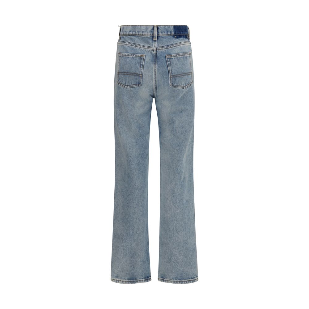 Golden Goose Sample Sale | Golden Goose Blue Cotton Straight-Leg Jeans - | Designer outlet