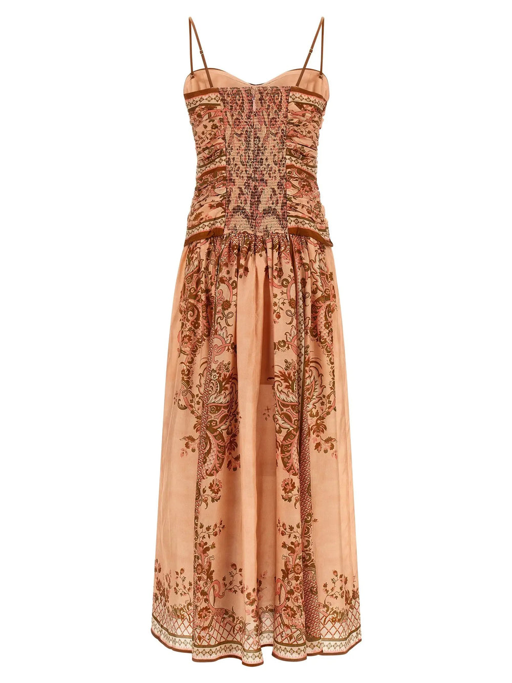 Zimmermann Sample Sale | Zimmermann Multicolor Silk Midi Dress - | Designer outlet