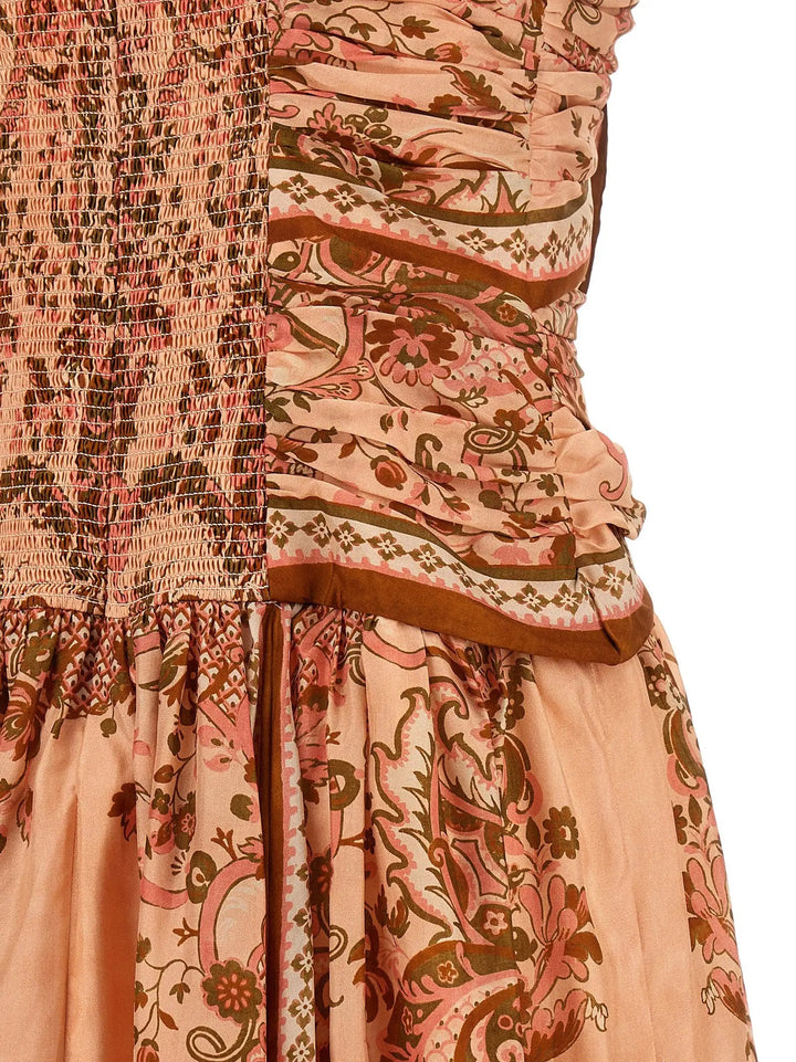 Zimmermann Sample Sale | Zimmermann Multicolor Silk Midi Dress - | Designer outlet