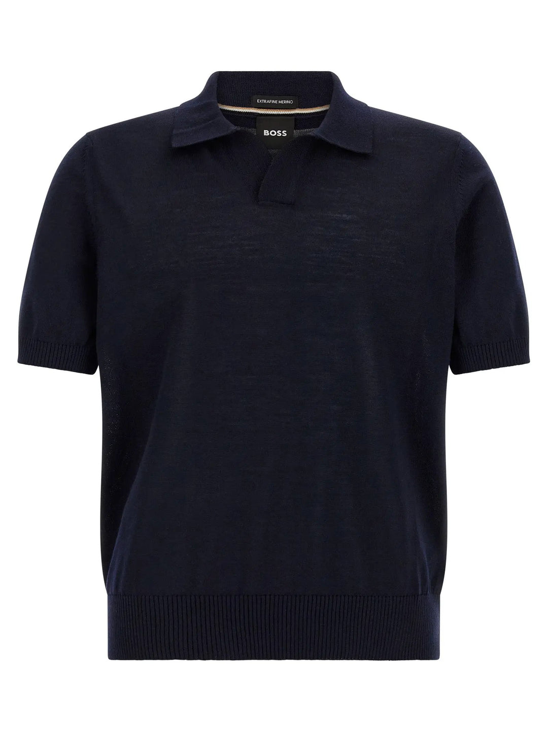 Hugo Boss Sample Sale | Hugo Boss Blue Virgin Wool Polo Shirt - | Designer outlet
