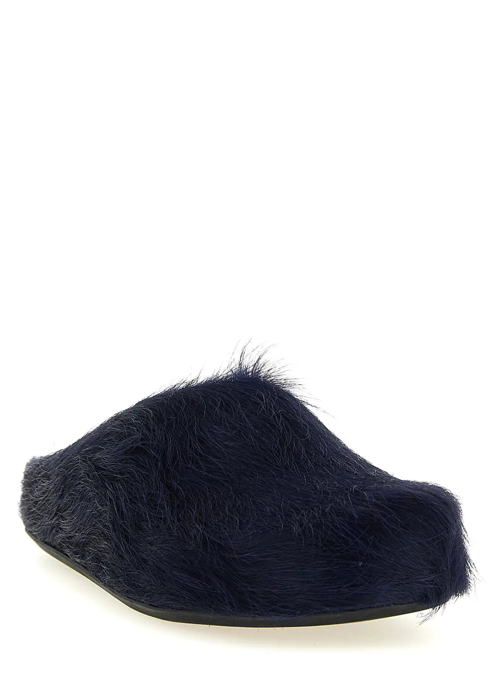 Marni Sample Sale | Marni Blue Calfskin Mules - | Designer outlet