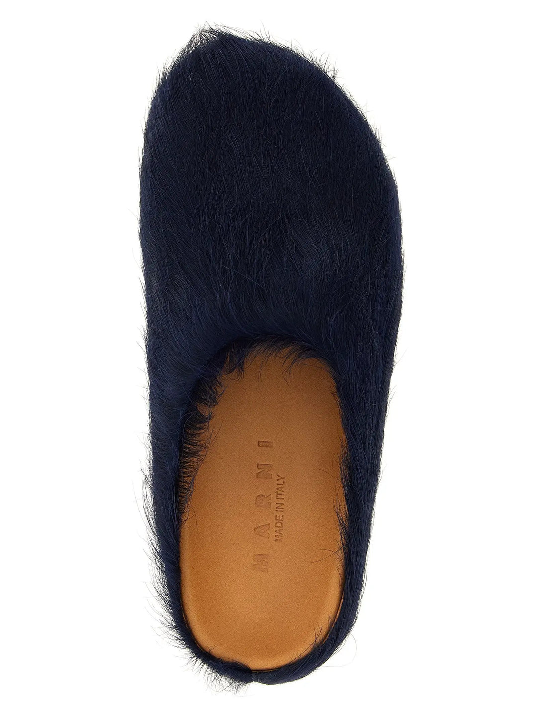 Marni Sample Sale | Marni Blue Calfskin Mules - | Designer outlet