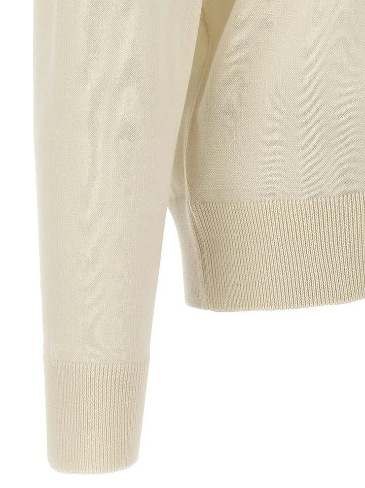 Hugo Boss Sample Sale | Hugo Boss White Virgin Wool Cardigan - | Designer outlet