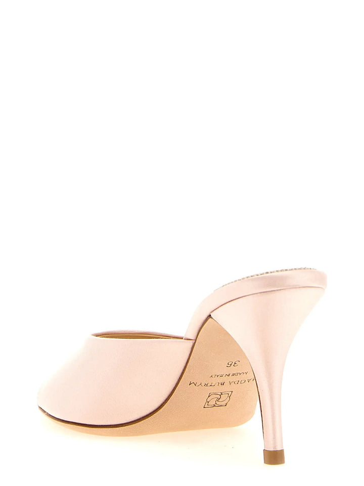Magda Butrym Sample Sale | Magda Butrym Multicolor Viscose Stiletto Heel Sandals - | Designer outlet