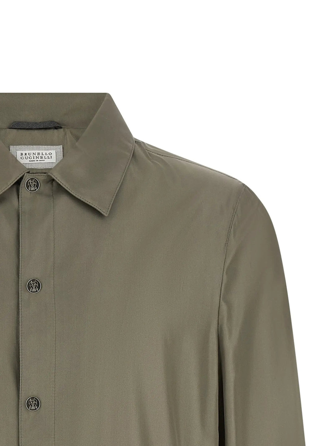 Brunello Cucinelli Sample Sale | Brunello Cucinelli Bicolor Silk Full-Length Jacket - | Designer outlet