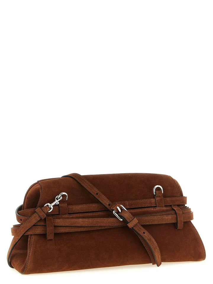 Moschino Sample Sale | Moschino Brown Calfskin Clutch Bag - | Designer outlet