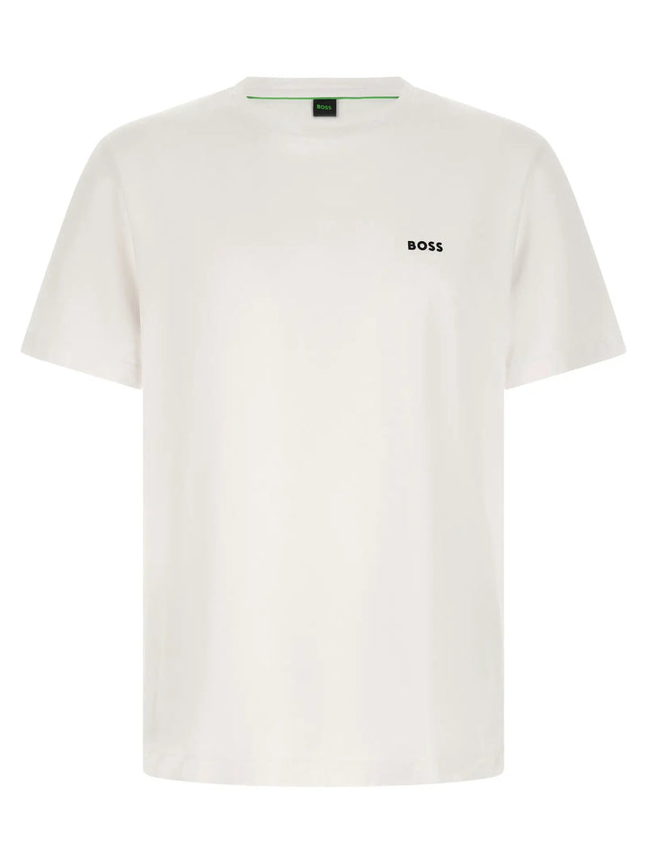 Hugo Boss Sample Sale | Hugo Boss White Cotton T-Shirt - | Designer outlet