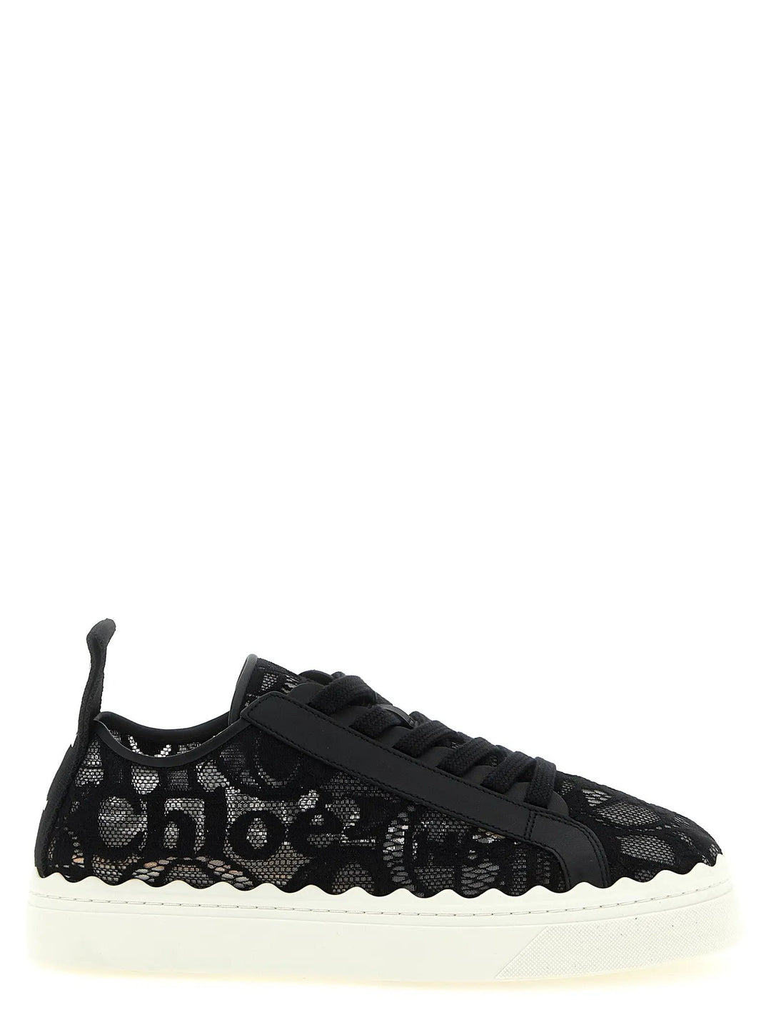 Chloé Sample Sale | Chloé Black Polyamide Low Top Sneakers - | Designer outlet