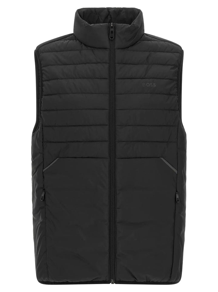 Hugo Boss Sample Sale | Hugo Boss Black Polyester Sleeveless Jacket - | Designer outlet