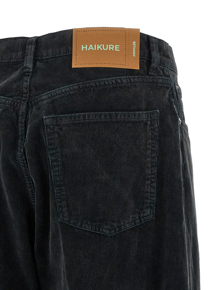 Haikure Sample Sale | Haikure Black Cotton Flared Jeans - | Designer outlet