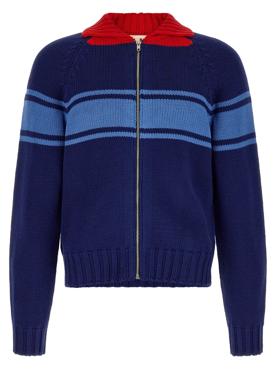 Marni Sample Sale | Marni Blue Cotton Cardigan - | Designer outlet