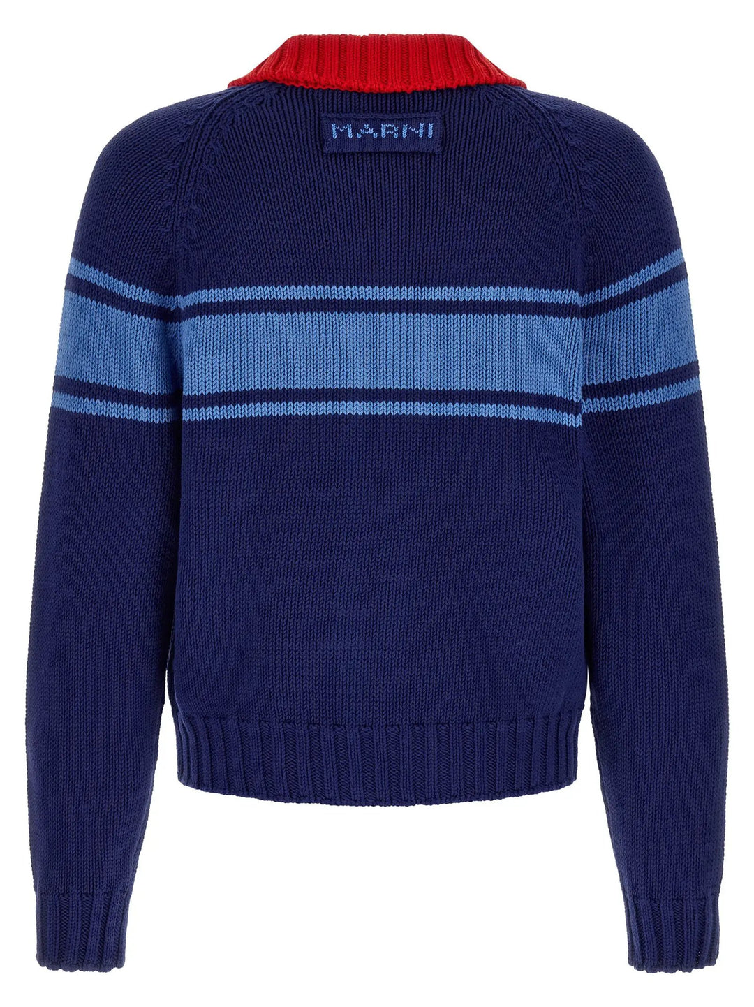 Marni Sample Sale | Marni Blue Cotton Cardigan - | Designer outlet