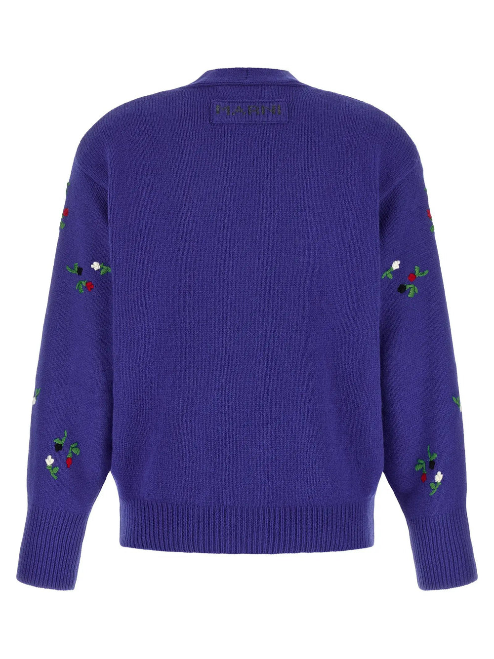 Marni Sample Sale | Marni Blue Virgin Wool Cardigan - | Designer outlet