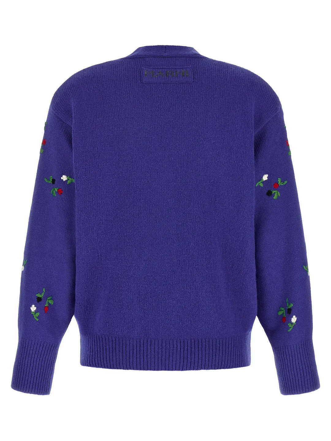 Marni Sample Sale | Marni Blue Virgin Wool Cardigan - | Designer outlet