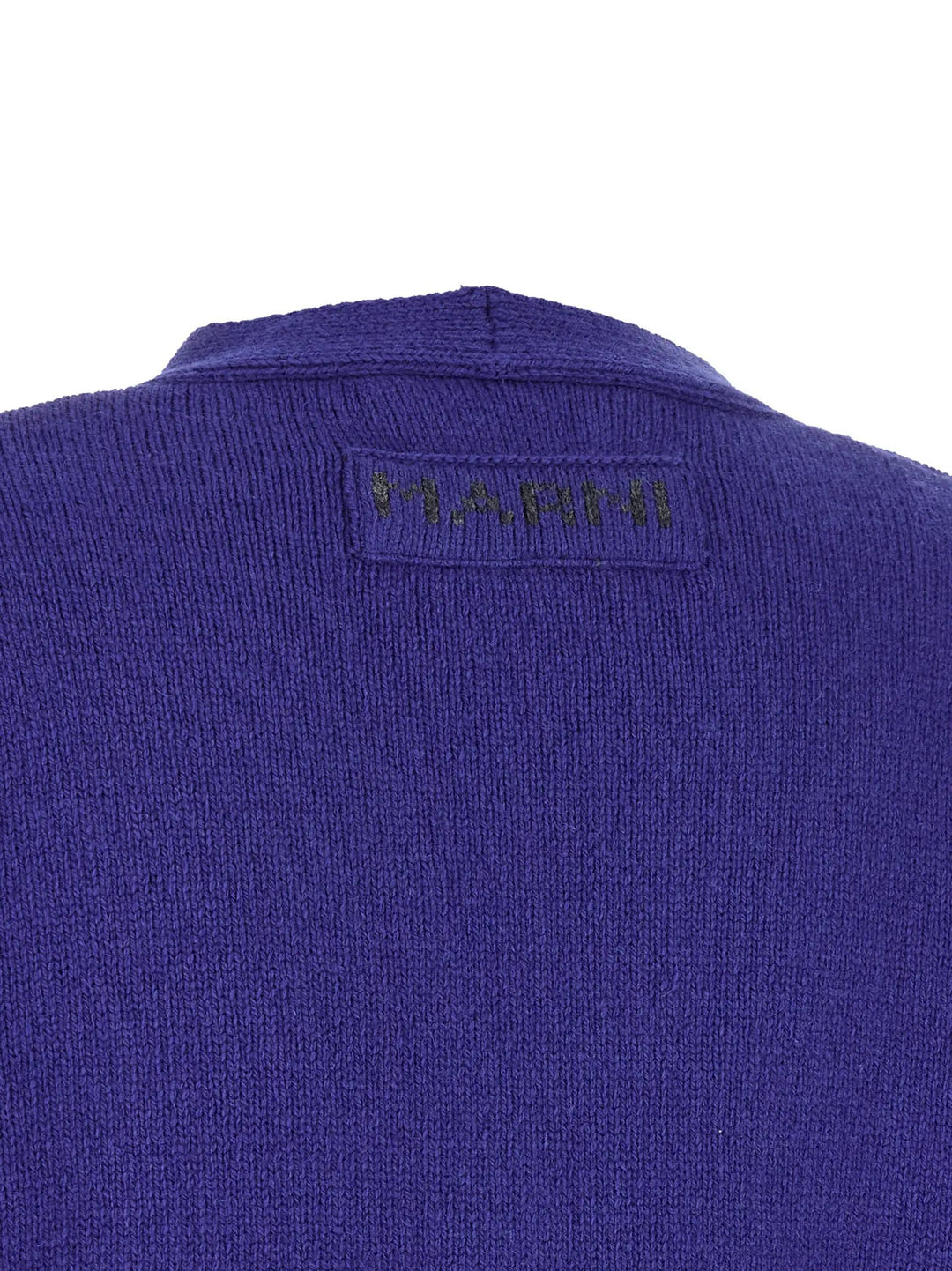 Marni Sample Sale | Marni Blue Virgin Wool Cardigan - | Designer outlet