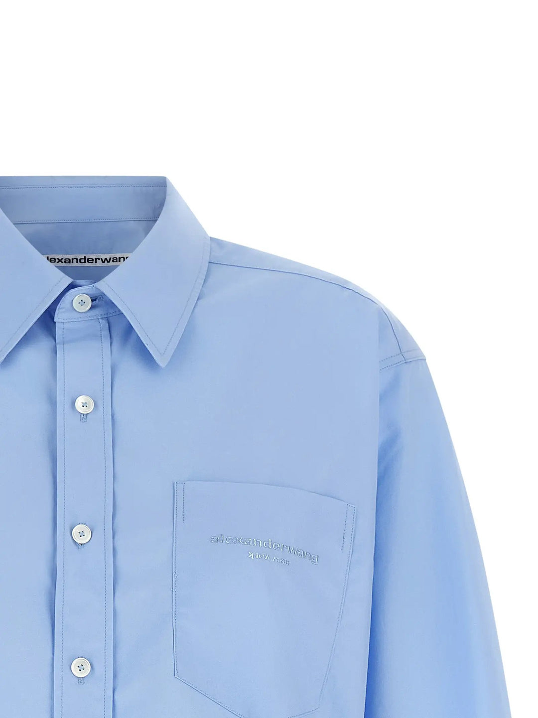 Alexander Wang Sample Sale | Alexander Wang Blue Cotton Blouse - | Designer outlet