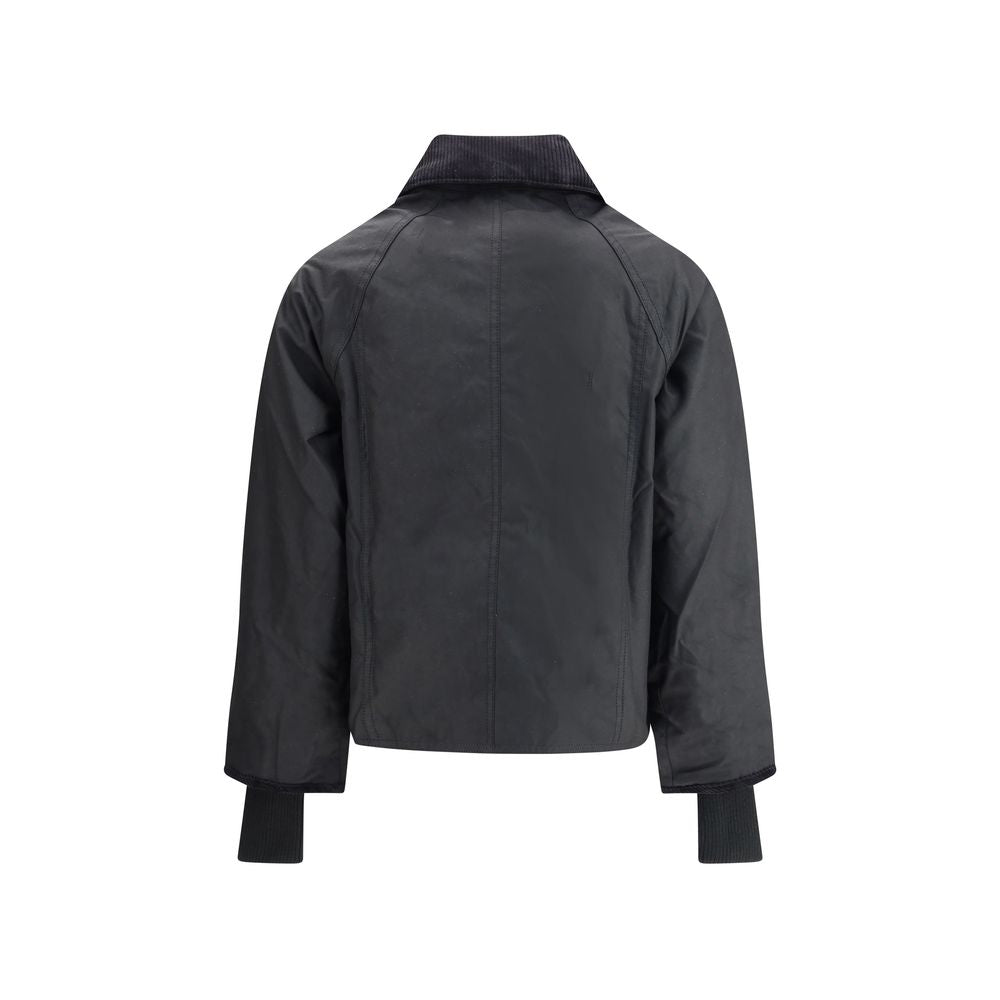 Barbour Sample Sale | Barbour Black Cotton Full-Length Jacket - | Designer outlet