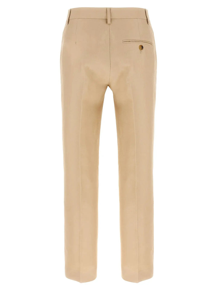 Alberto Biani Sample Sale | Alberto Biani Beige Viscose Chino Pants - | Designer outlet