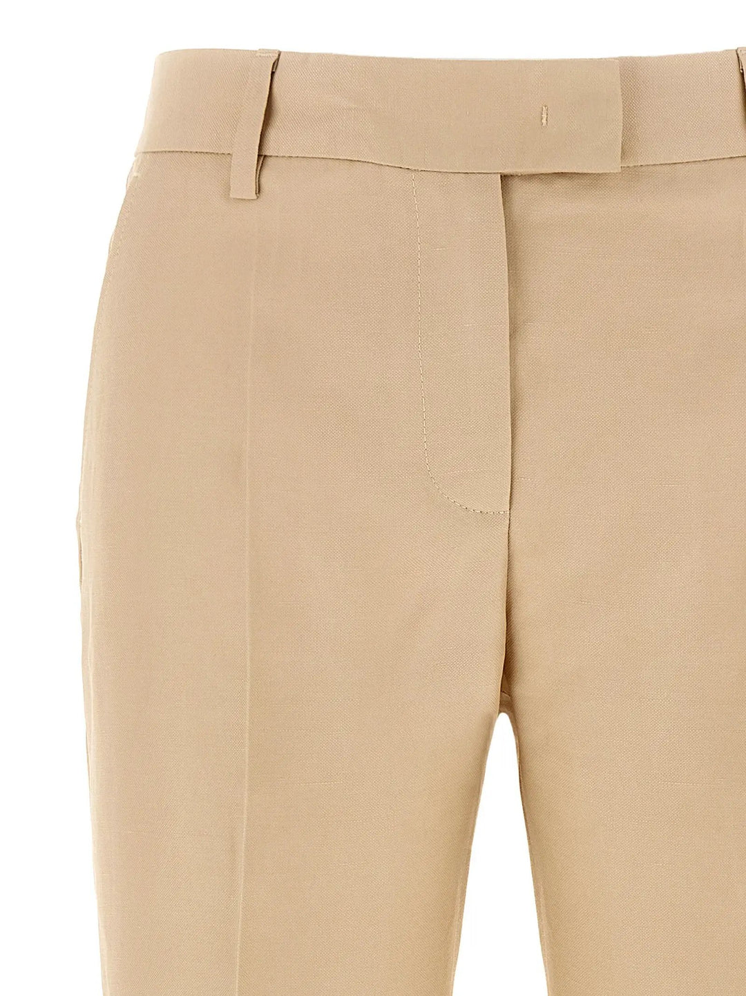 Alberto Biani Sample Sale | Alberto Biani Beige Viscose Chino Pants - | Designer outlet