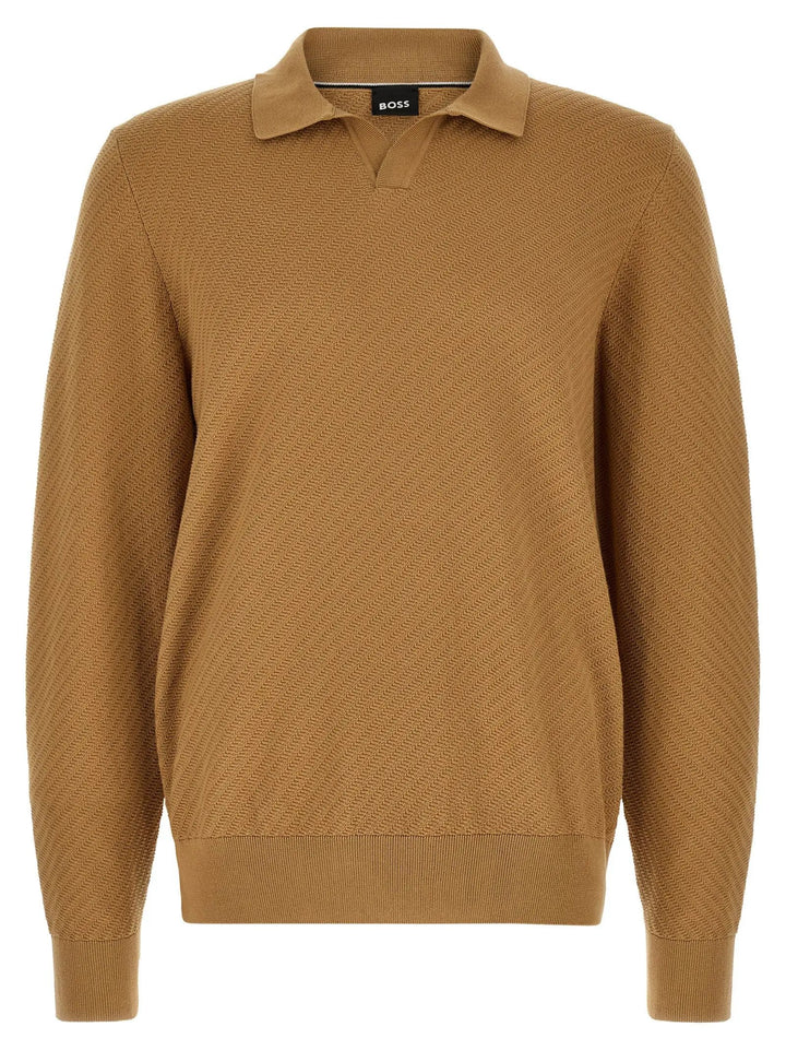 Hugo Boss Sample Sale | Hugo Boss Brown Cotton Polo Shirt - | Designer outlet