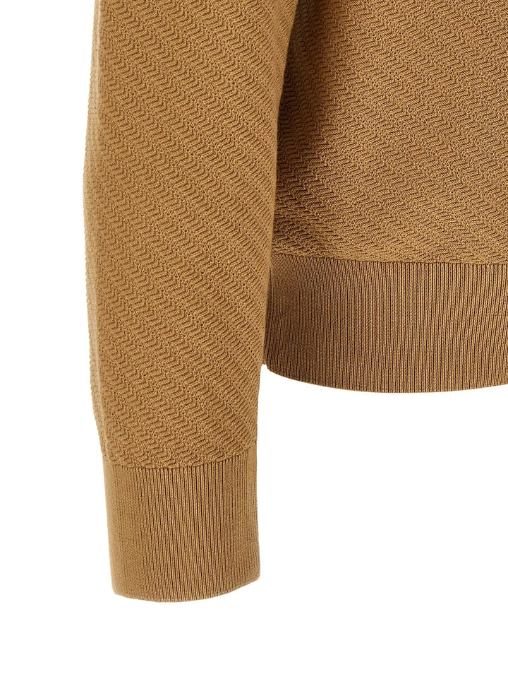 Hugo Boss Sample Sale | Hugo Boss Brown Cotton Polo Shirt - | Designer outlet