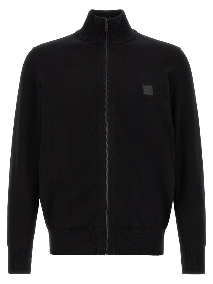Hugo Boss Sample Sale | Hugo Boss Black Cotton Cardigan - | Designer outlet