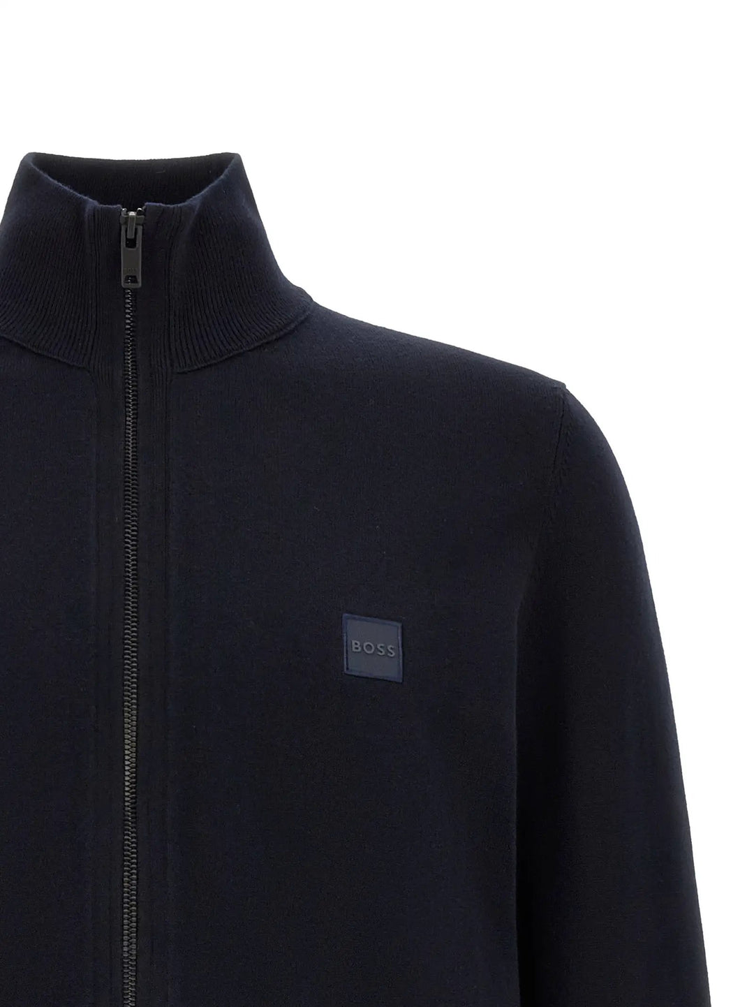 Hugo Boss Sample Sale | Hugo Boss Blue Cotton Cardigan - | Designer outlet