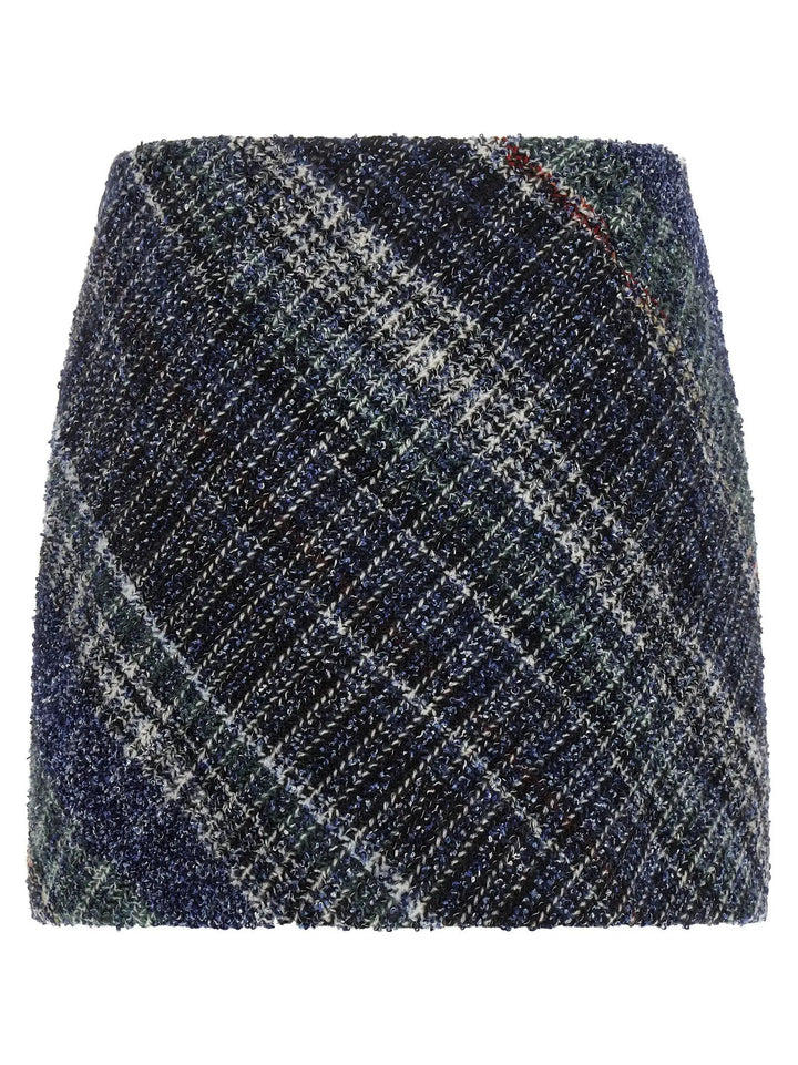 Missoni Sample Sale | Missoni Blue Wool Long Skirt - | Designer outlet