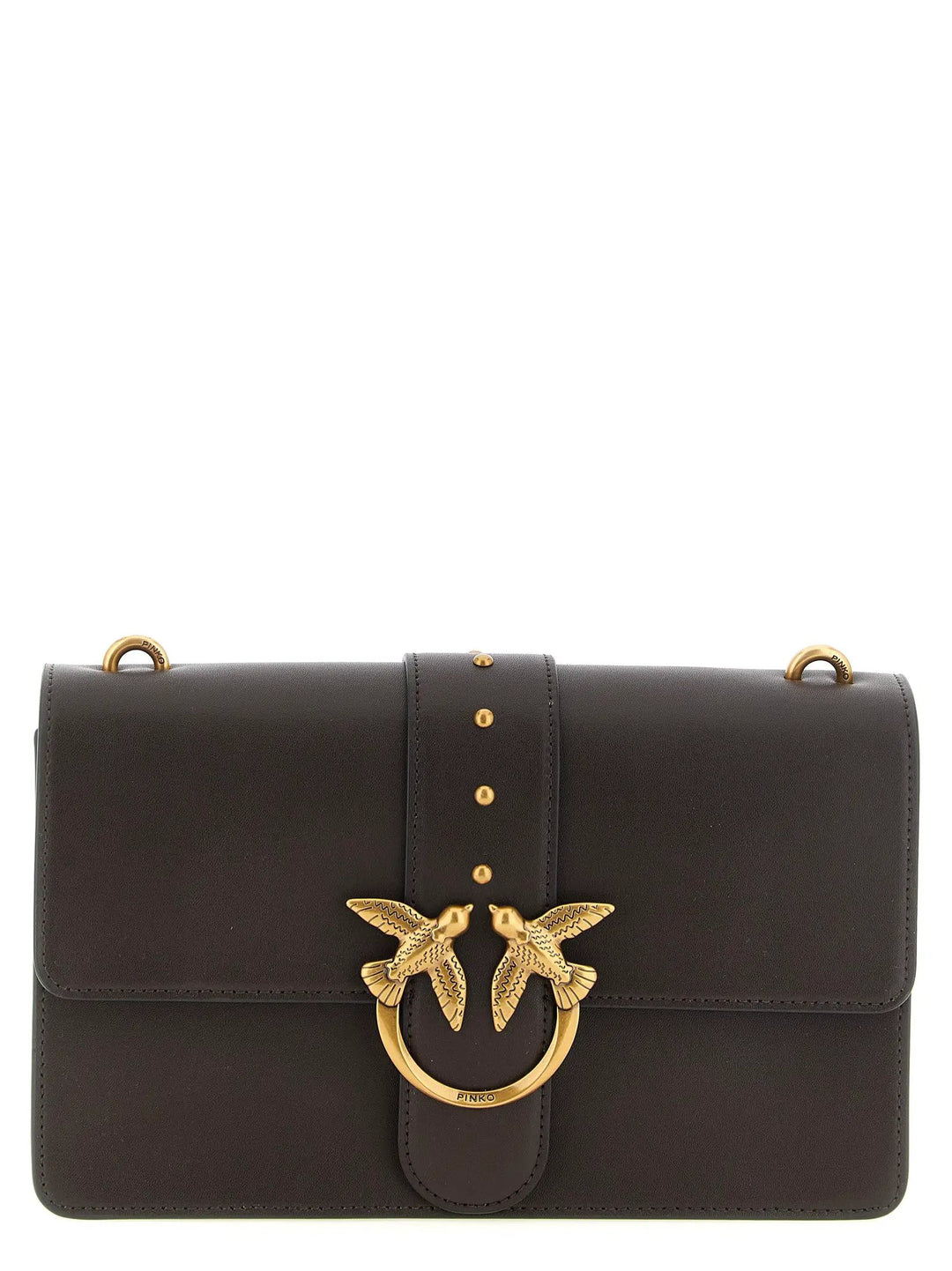 PINKO Sample Sale | PINKO Brown Calfskin Crossbody Bag - | Designer outlet