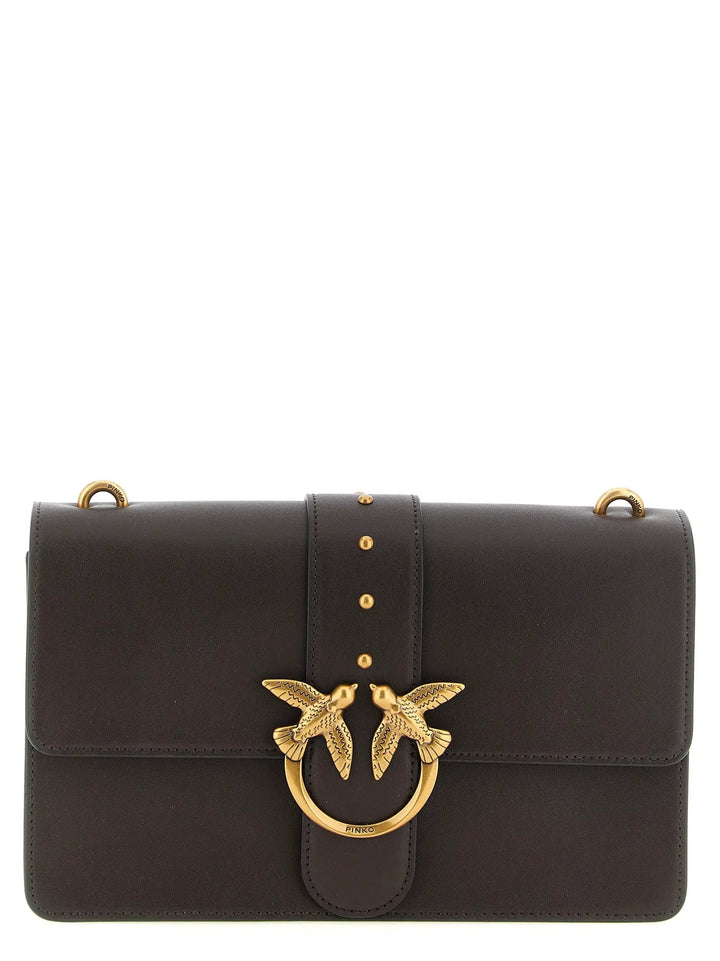 PINKO Sample Sale | PINKO Brown Calfskin Crossbody Bag - | Designer outlet