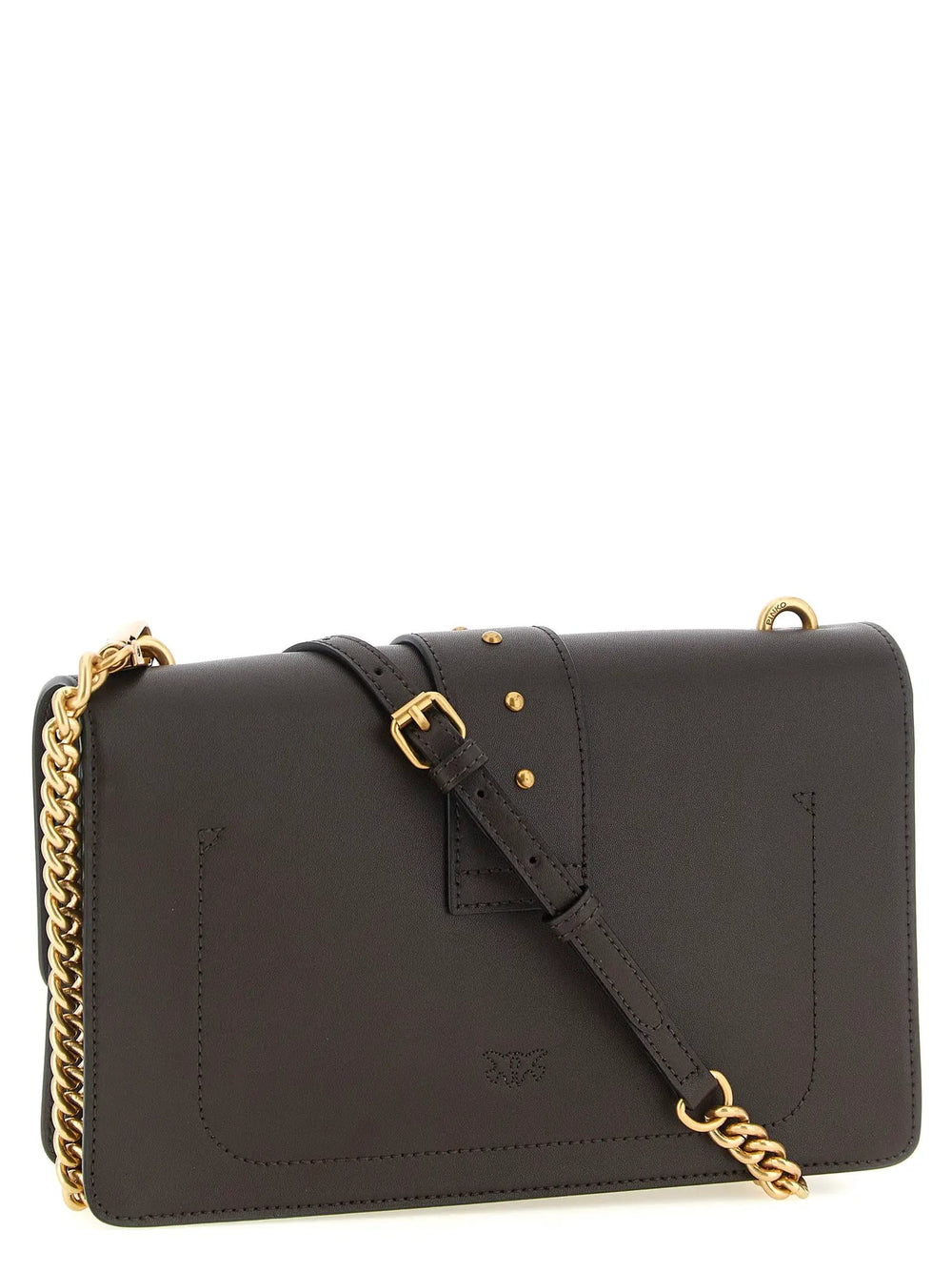 PINKO Sample Sale | PINKO Brown Calfskin Crossbody Bag - | Designer outlet