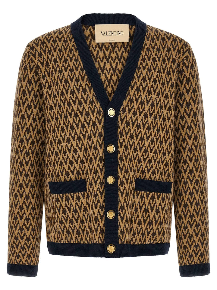 Valentino Garavani Sample Sale | Valentino Garavani Multicolor Cashmere Cardigan - | Designer outlet