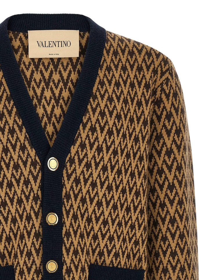 Valentino Garavani Sample Sale | Valentino Garavani Multicolor Cashmere Cardigan - | Designer outlet