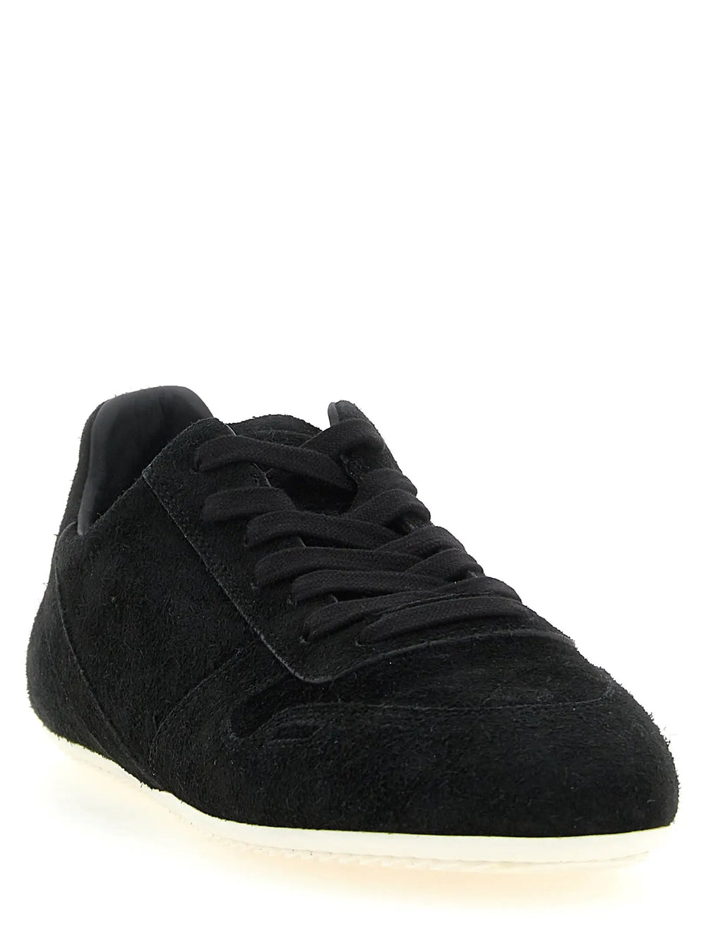 Rick Owens Sample Sale | Rick Owens Bicolor Calfskin Low Top Sneakers - | Designer outlet