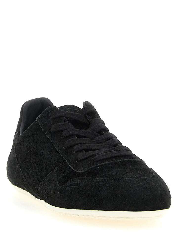Rick Owens Sample Sale | Rick Owens Bicolor Calfskin Low Top Sneakers - | Designer outlet