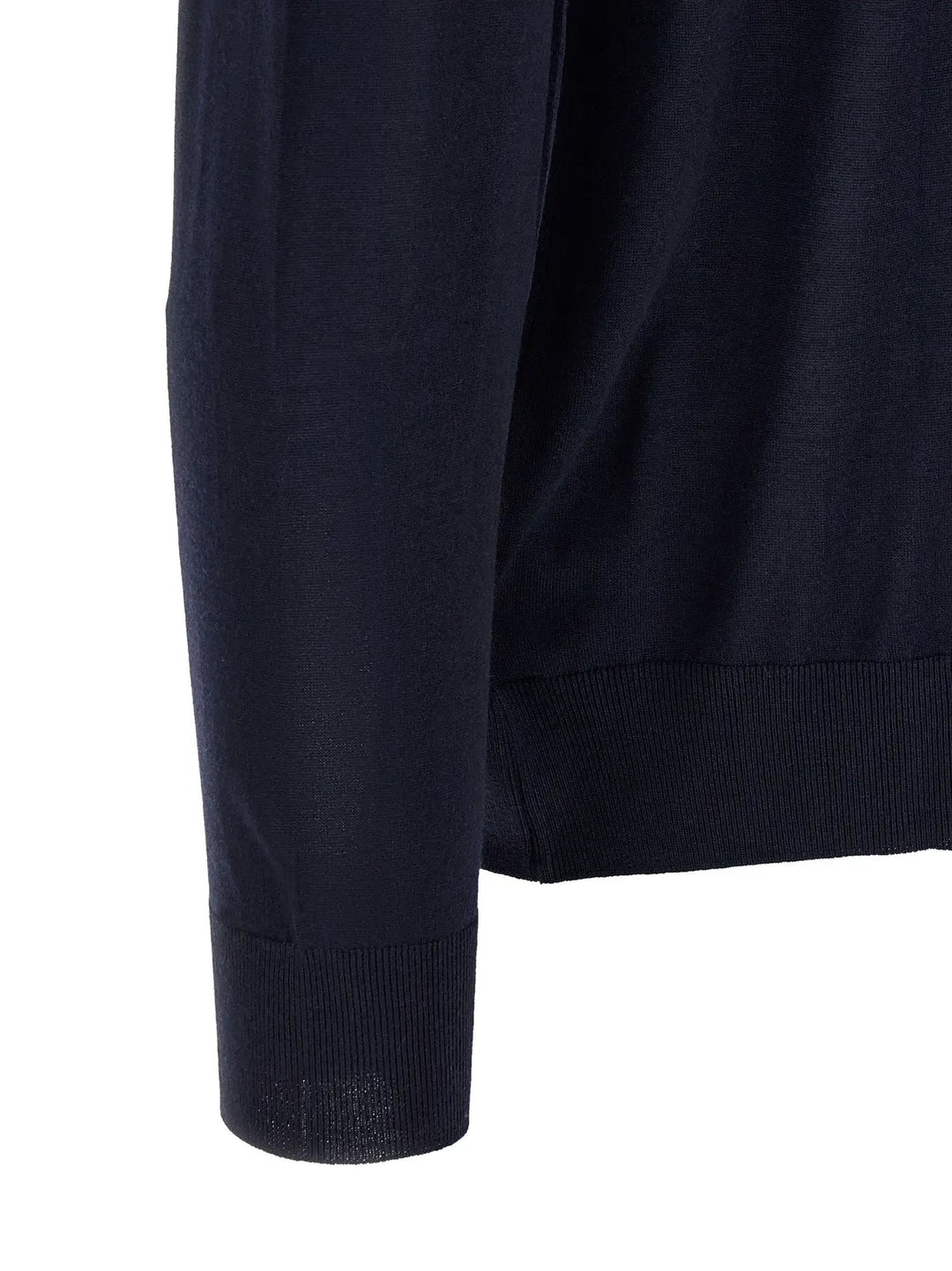 Kiton Sample Sale | Kiton Blue Wool Polo Shirt - | Designer outlet
