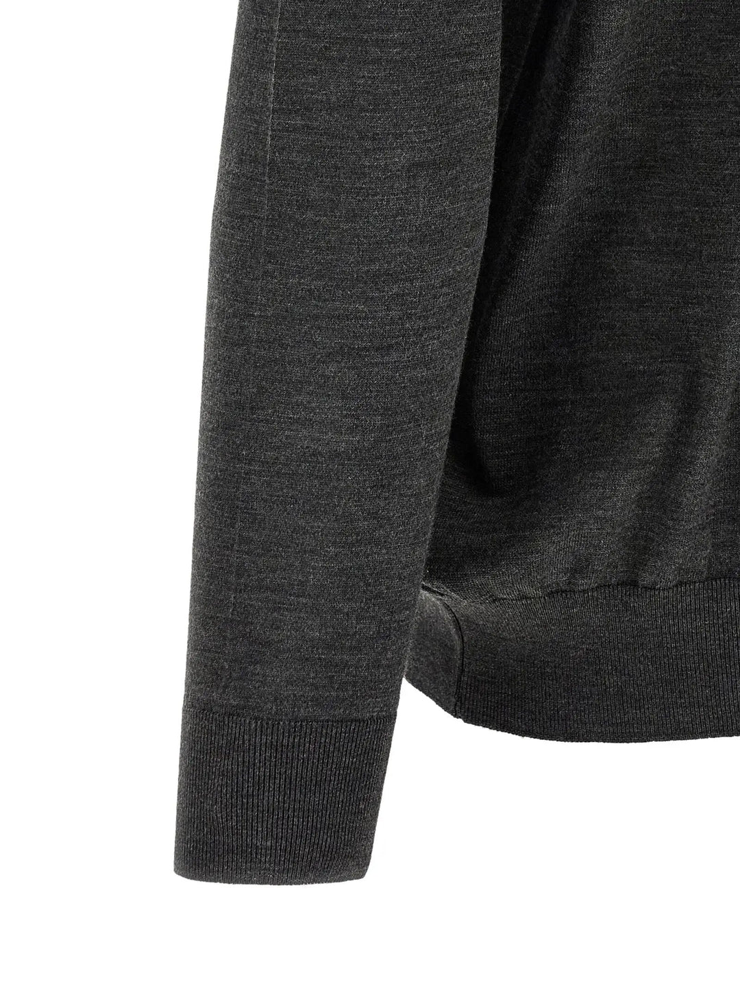 Kiton Sample Sale | Kiton Gray Wool Polo Shirt - | Designer outlet