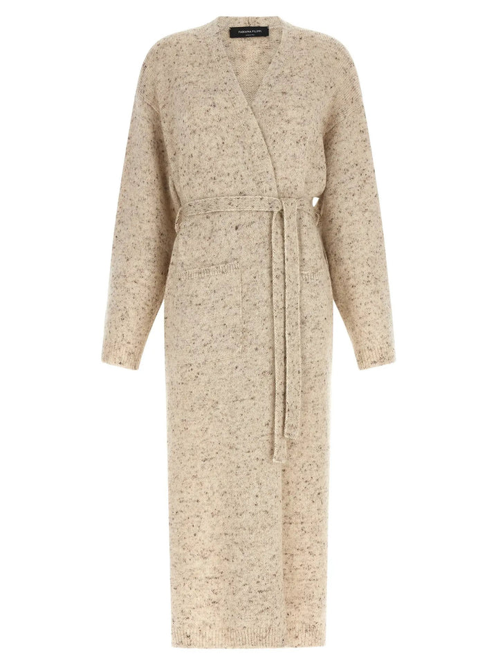 Fabiana Filippi Sample Sale | Fabiana Filippi Beige Wool Cardigan - | Designer outlet