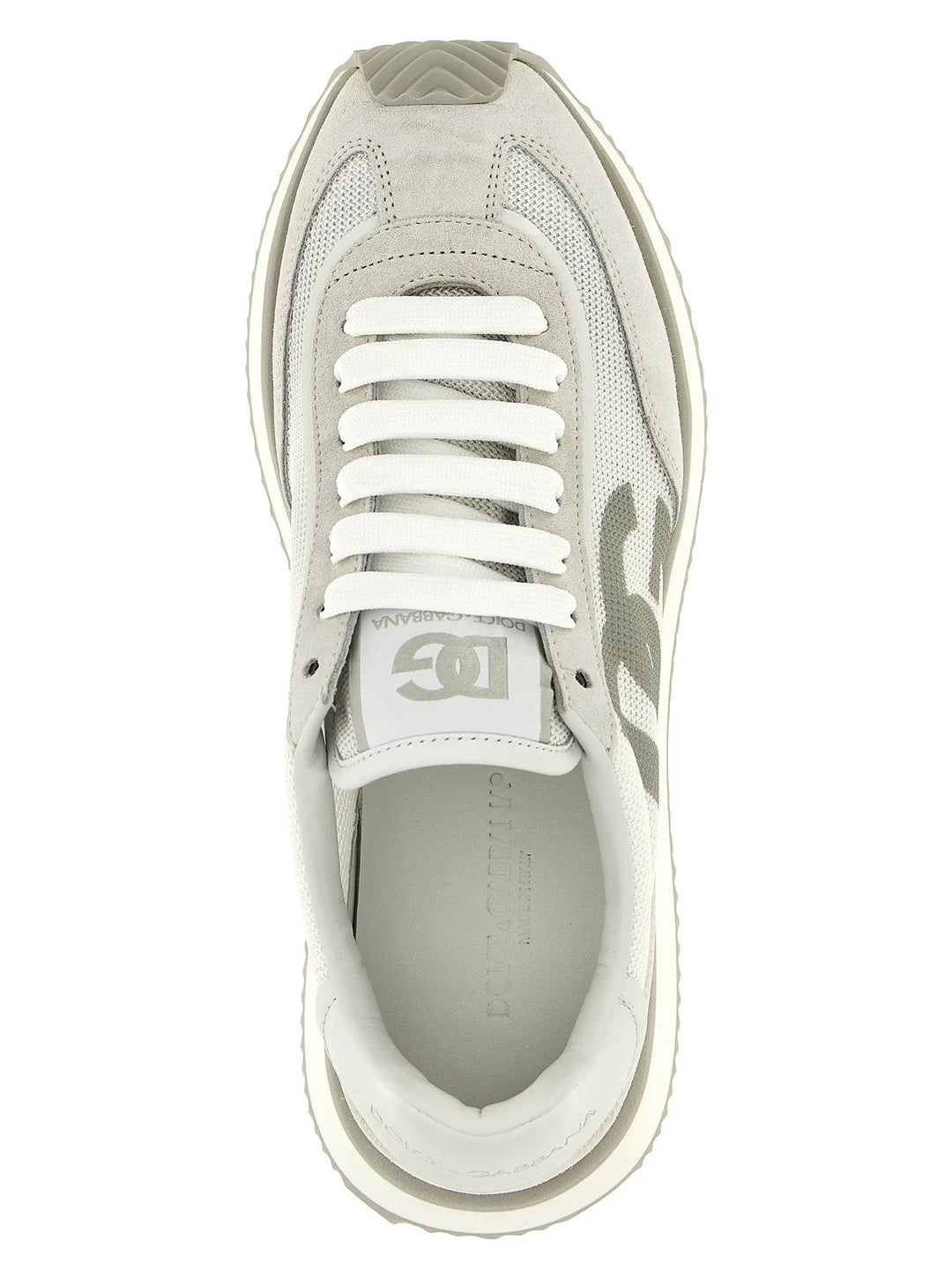 Dolce &amp; Gabbana Sample Sale | Dolce &amp; Gabbana Gray Calfskin Low Top Sneakers - | Designer outlet