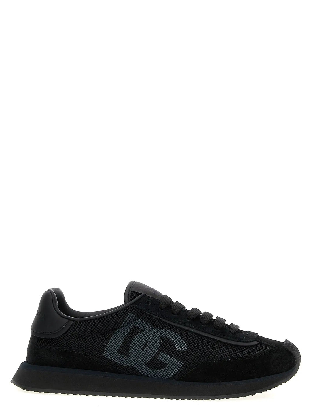 Dolce &amp; Gabbana Sample Sale | Dolce &amp; Gabbana Black Calfskin Athletic Sneakers - | Designer outlet