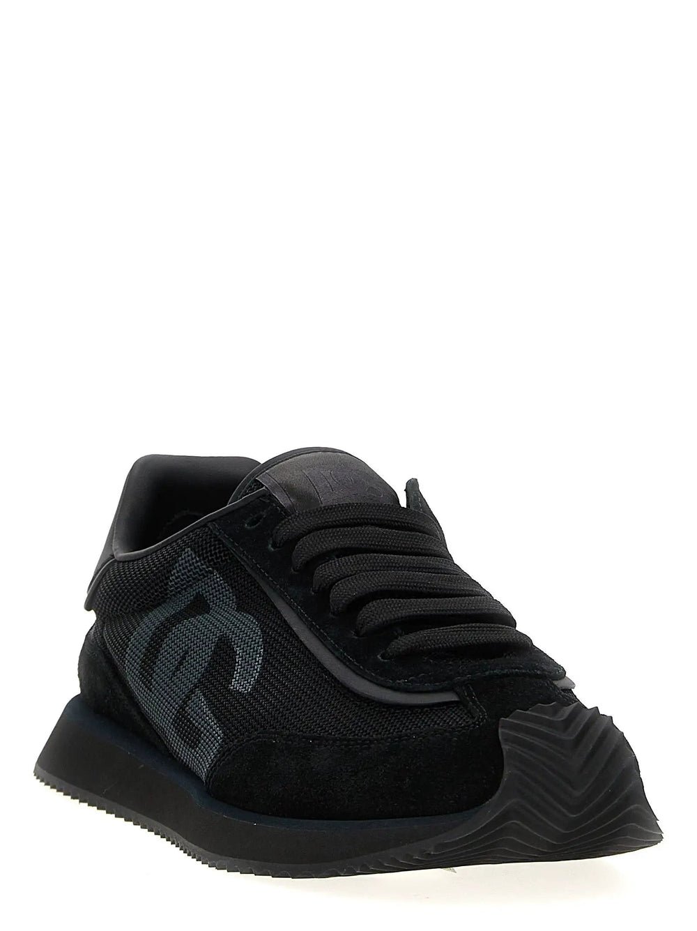 Dolce & Gabbana Sample Sale | Dolce & Gabbana Black Calfskin Athletic Sneakers - | Designer outlet