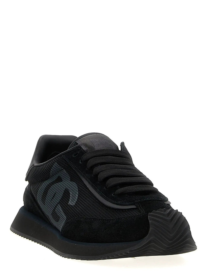 Dolce &amp; Gabbana Sample Sale | Dolce &amp; Gabbana Black Calfskin Athletic Sneakers - | Designer outlet