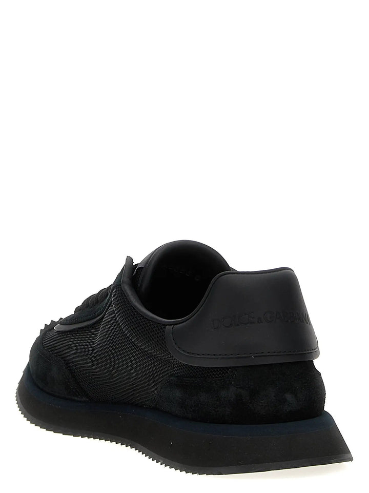 Dolce &amp; Gabbana Sample Sale | Dolce &amp; Gabbana Black Calfskin Athletic Sneakers - | Designer outlet