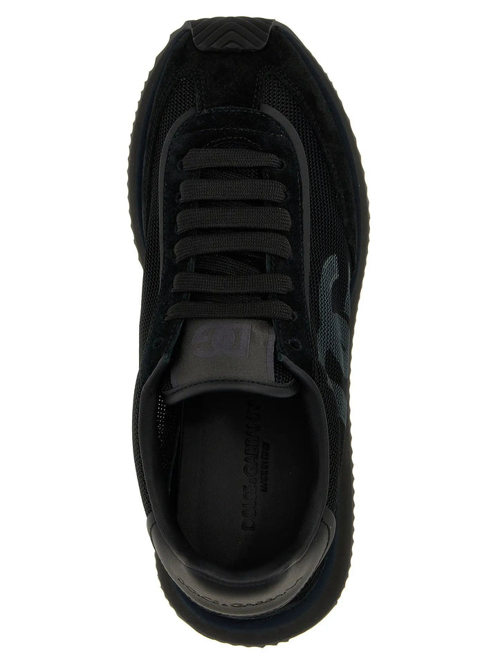 Dolce &amp; Gabbana Sample Sale | Dolce &amp; Gabbana Black Calfskin Athletic Sneakers - | Designer outlet